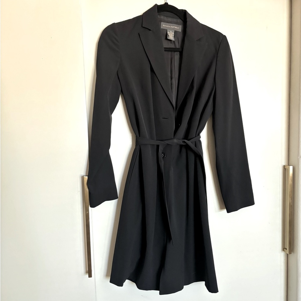 Vintage Banana Republic Black Coat